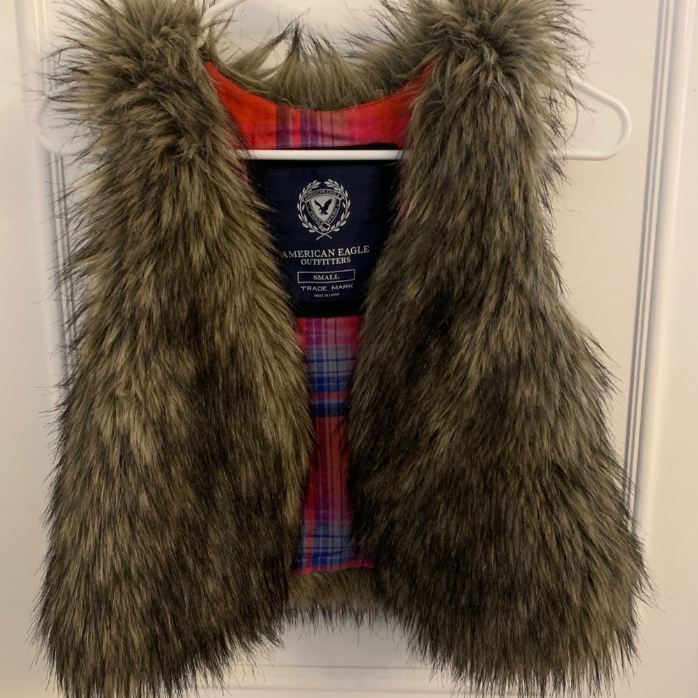 AE Faux Fur Vest